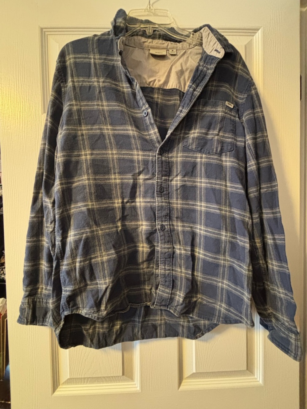 Vans Blue Plaid Interior-Accented Shirt